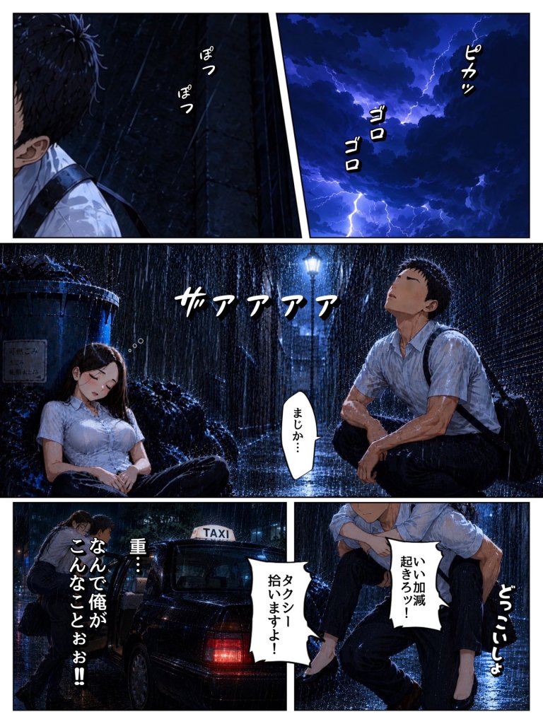 【エロ漫画】実は汚部屋で毎日オナってる生き遅れBBA警官の愛用ディルドと俺のチン〇が激似だったのでセフレ化したら孕ませてしまった話