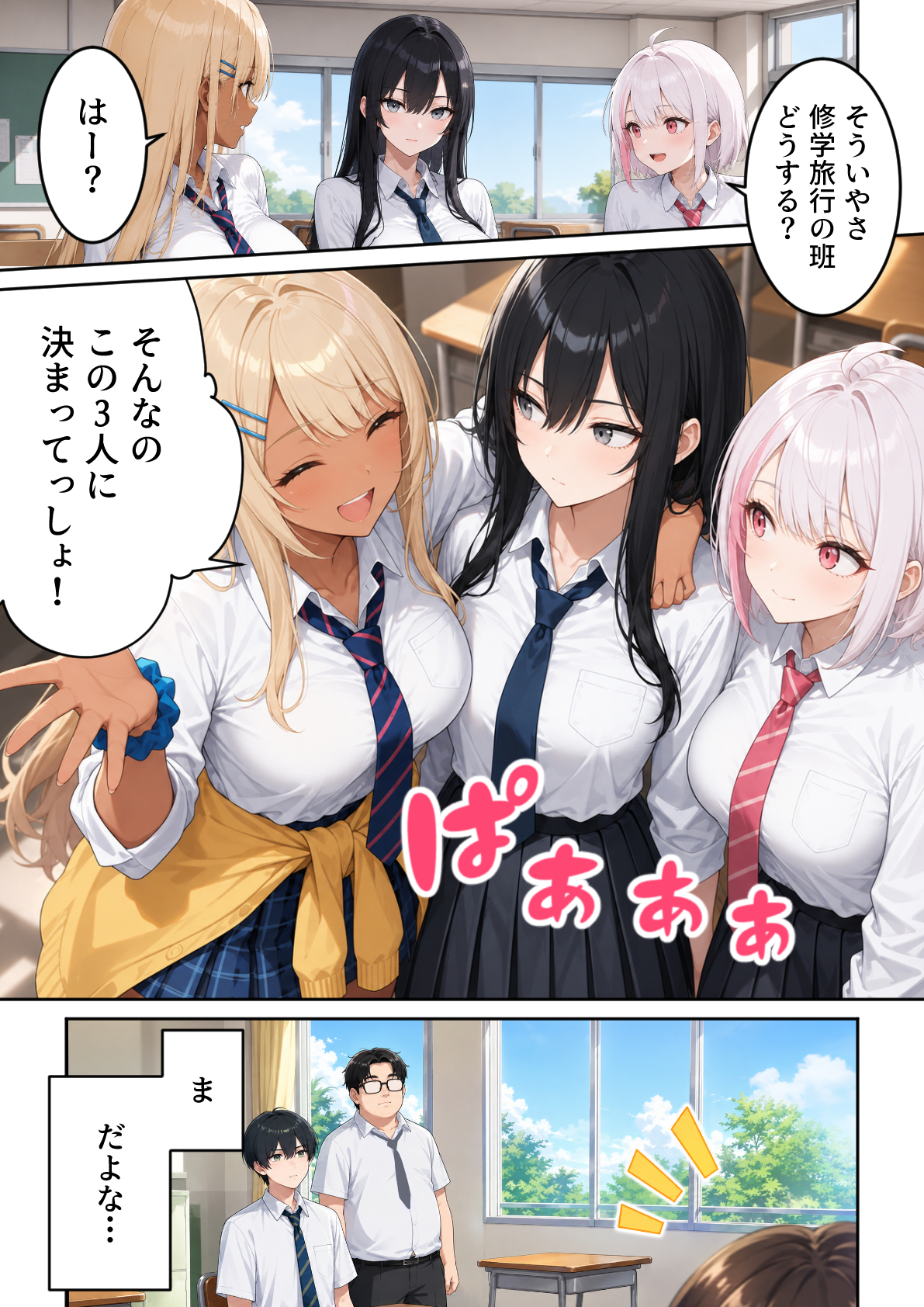 【新作 販売開始】1軍ギャル達にデカちんバレて搾り取られた話 (5/24)