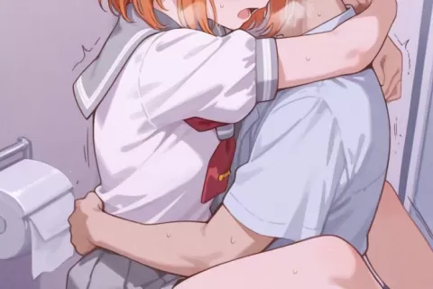 【画像】高海千歌ちゃんにトイレで性処理させてもらうエロ画像