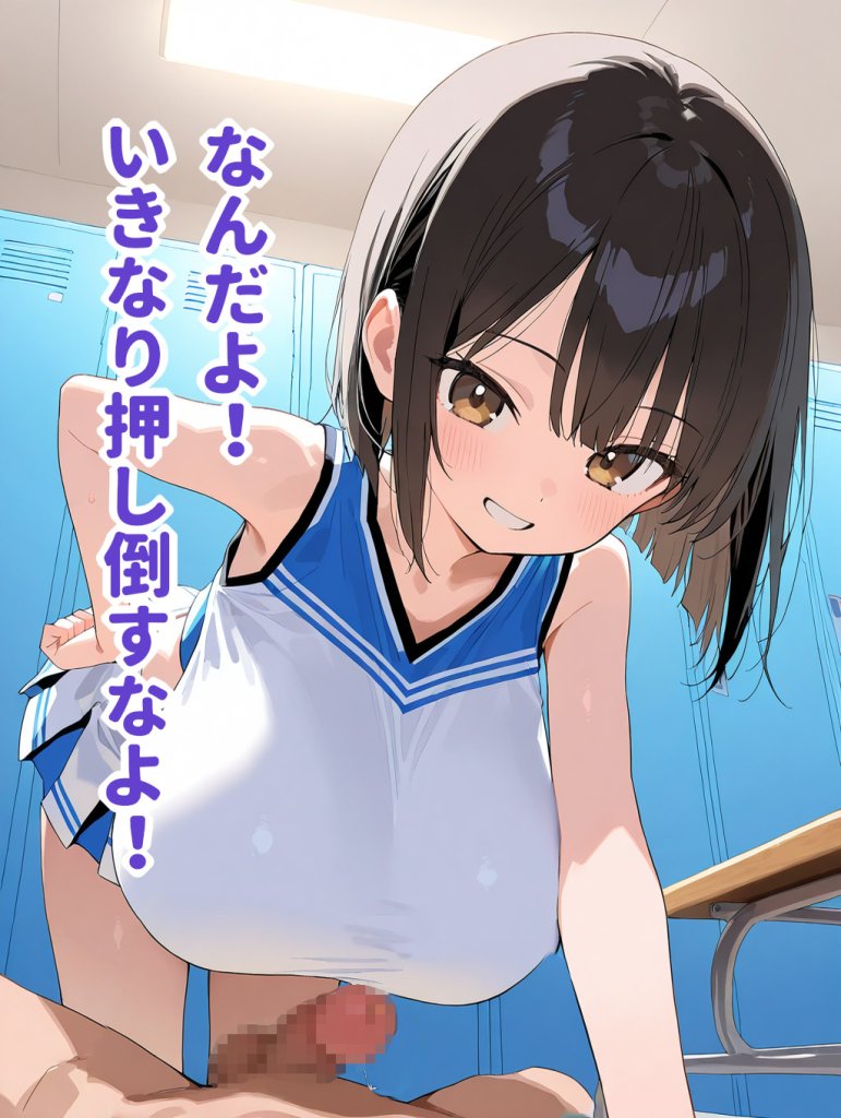 【エロCG集】チア部の爆乳後輩に禁欲生活を強いられる日々から試合に勝ってご褒美中出しえっちさせてもらう話