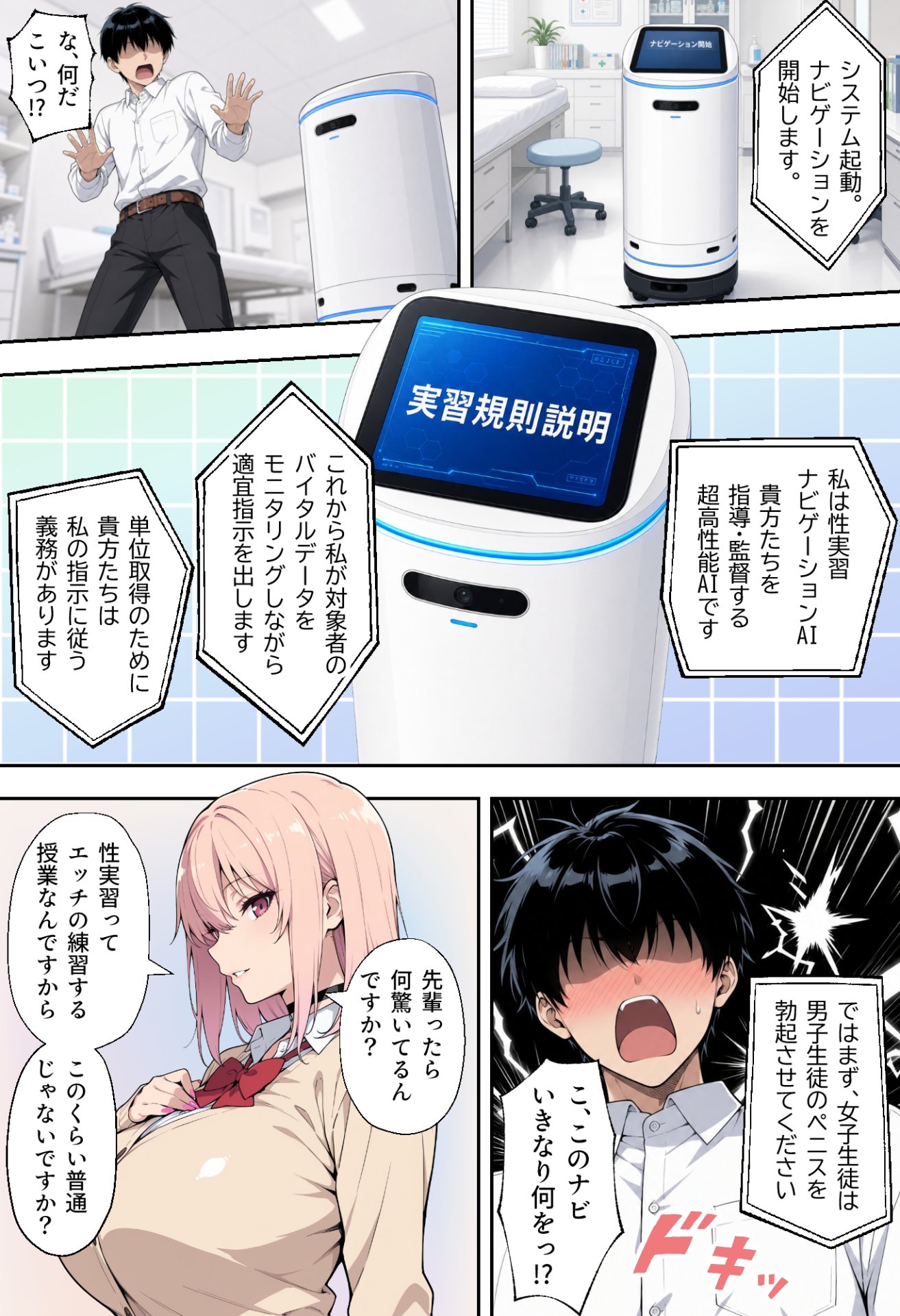 【エロ漫画】童貞の俺が性実習の授業であざとい系後輩ギャルと遺伝子相性SSSだった件 12ページ目