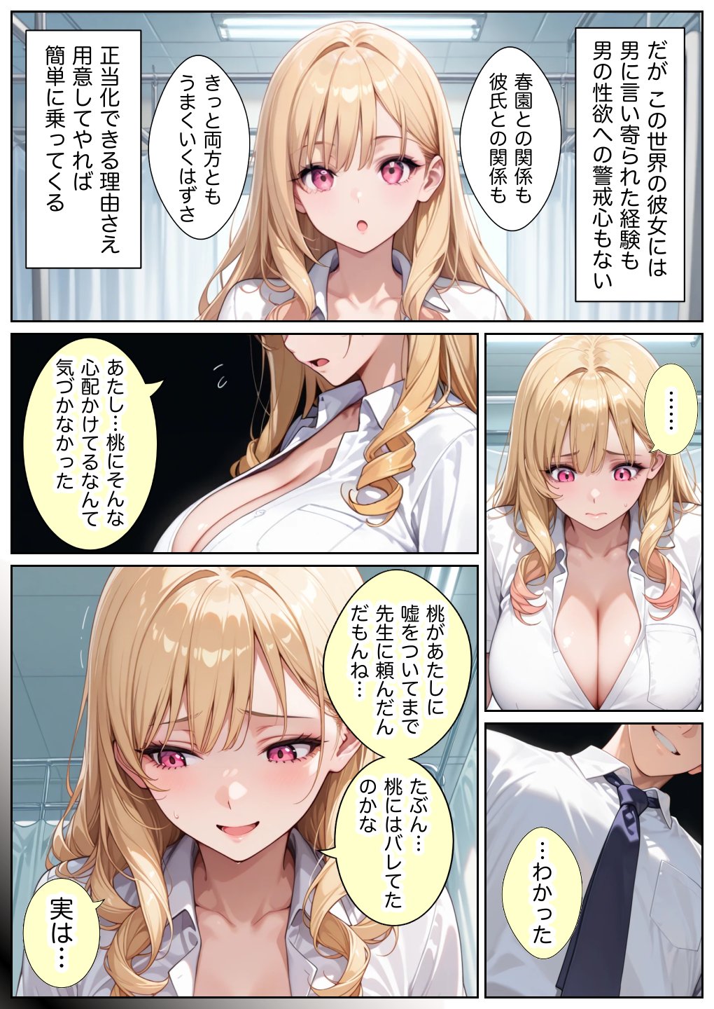 【エロ漫画】俺しか勃起できない世界4 〜Kカップ爆乳ギャル生徒寝取り＆生オナホ化〜 31ページ目