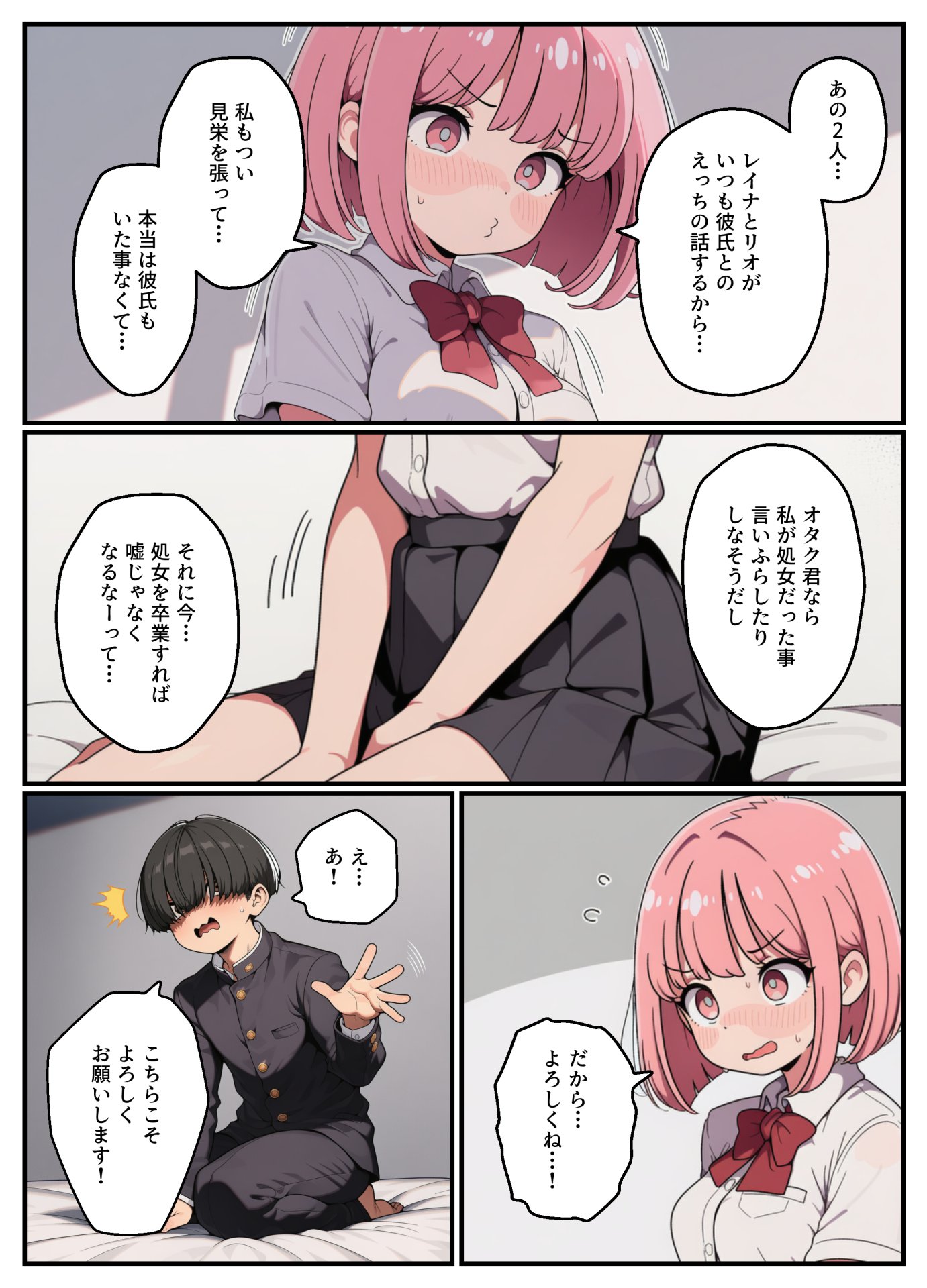 【エロ漫画】中出しライセンスを配布された俺はクラスの一軍ギャルとセックス出来る件 25ページ目