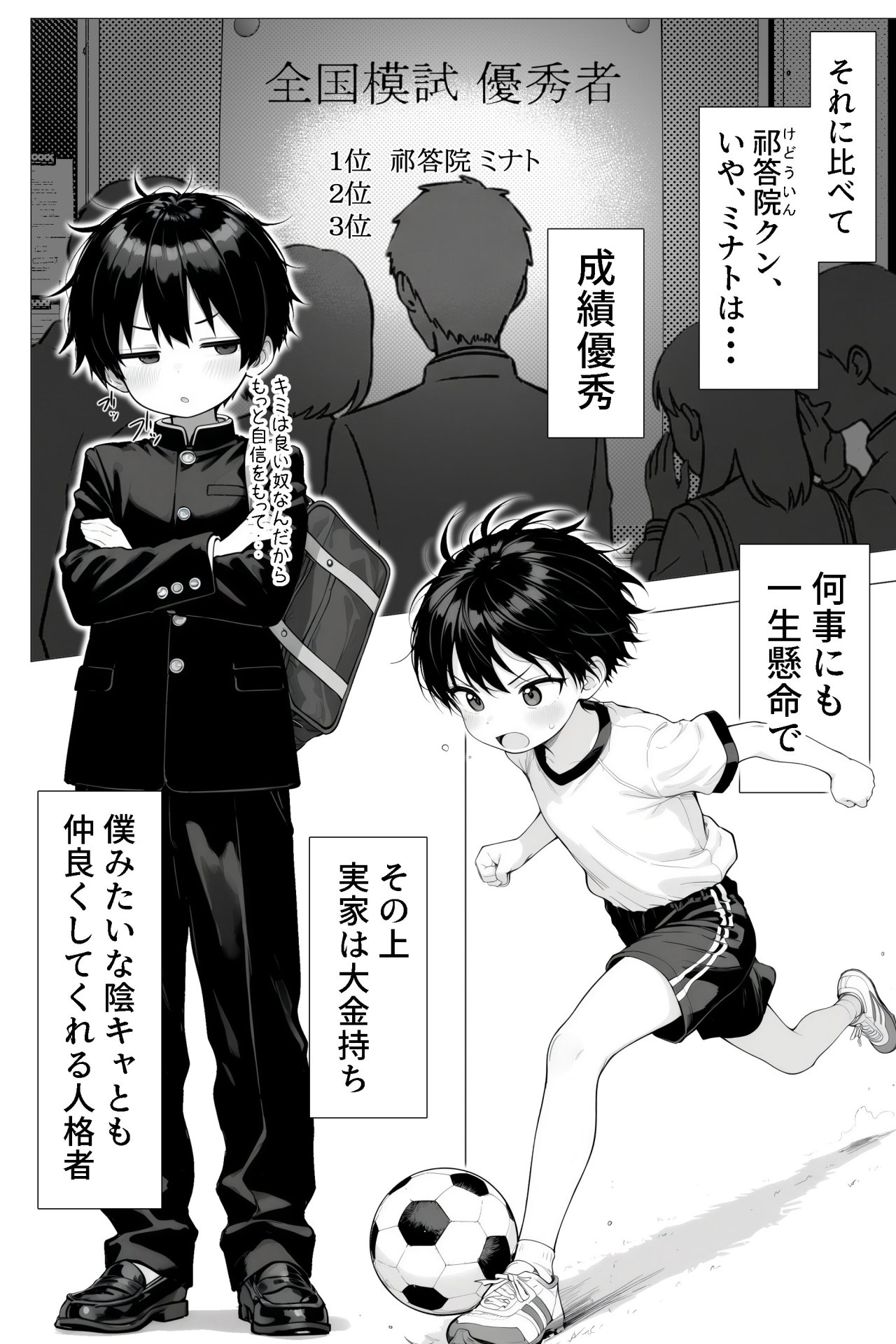 【エロ漫画】隣の席の男装〇〇巨乳 6ページ目