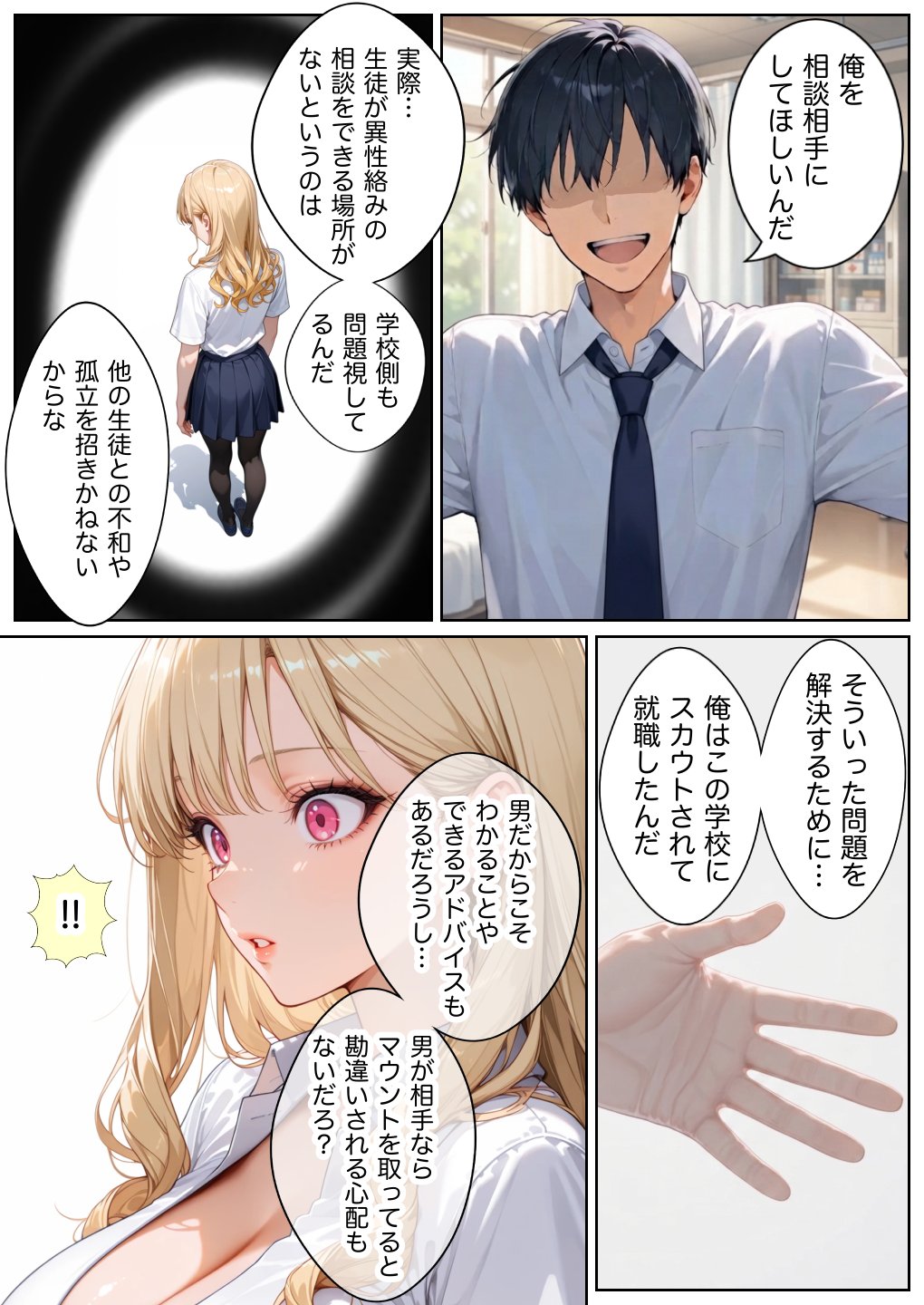 【エロ漫画】俺しか勃起できない世界4 〜Kカップ爆乳ギャル生徒寝取り＆生オナホ化〜 29ページ目