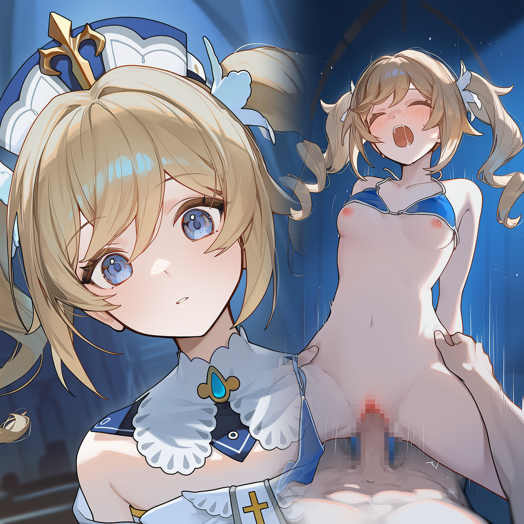 【画像】バーバラちゃんに言い寄ってエッチなことさせてもらうエロ画像