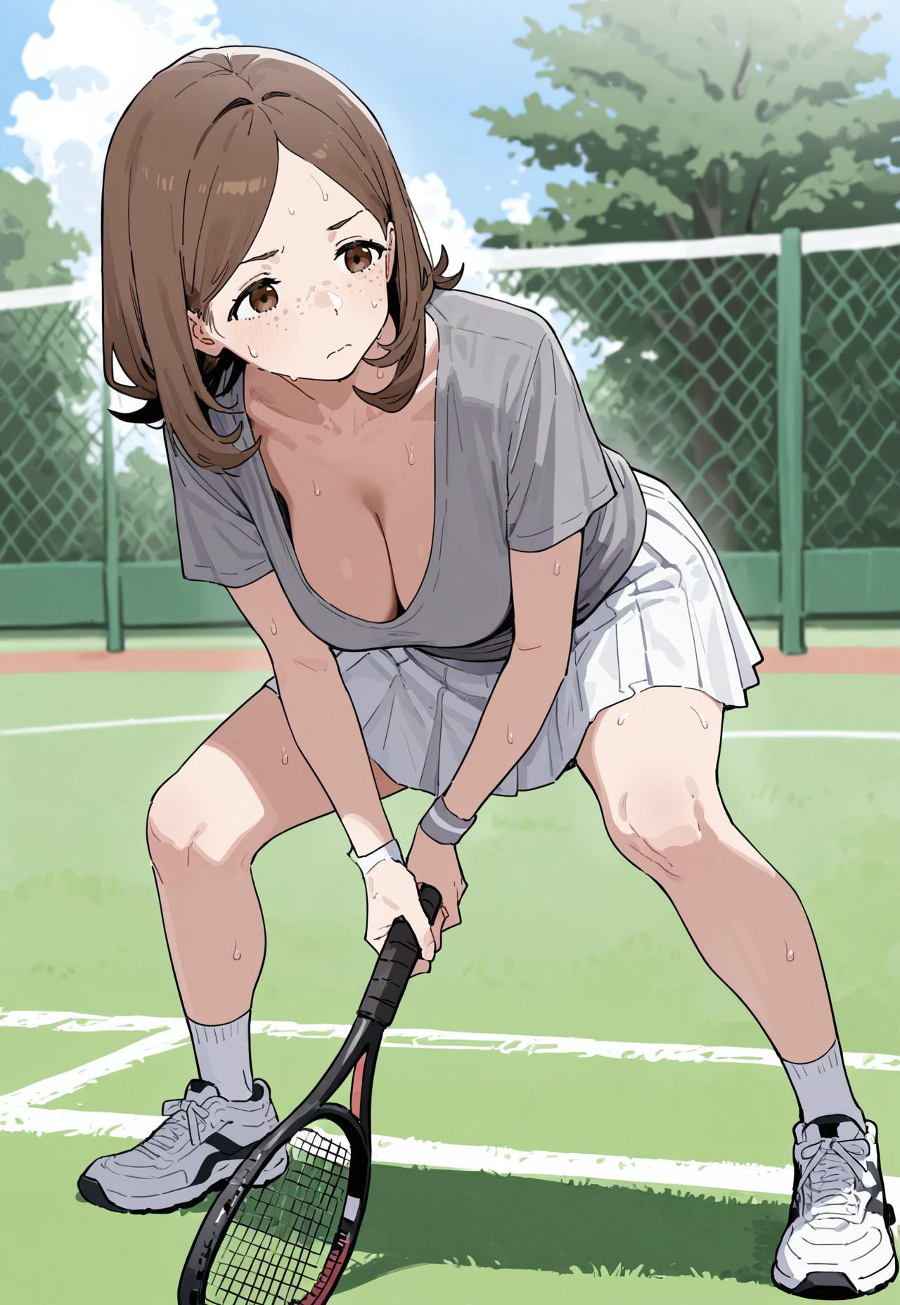 えっちな人妻テニス教室 (3/26)