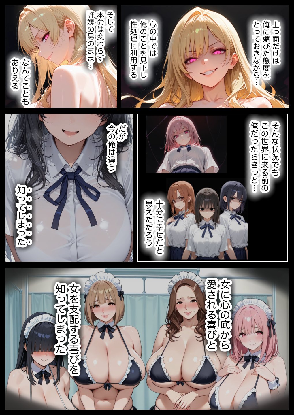 【エロ漫画】俺しか勃起できない世界4 〜Kカップ爆乳ギャル生徒寝取り＆生オナホ化〜 67ページ目