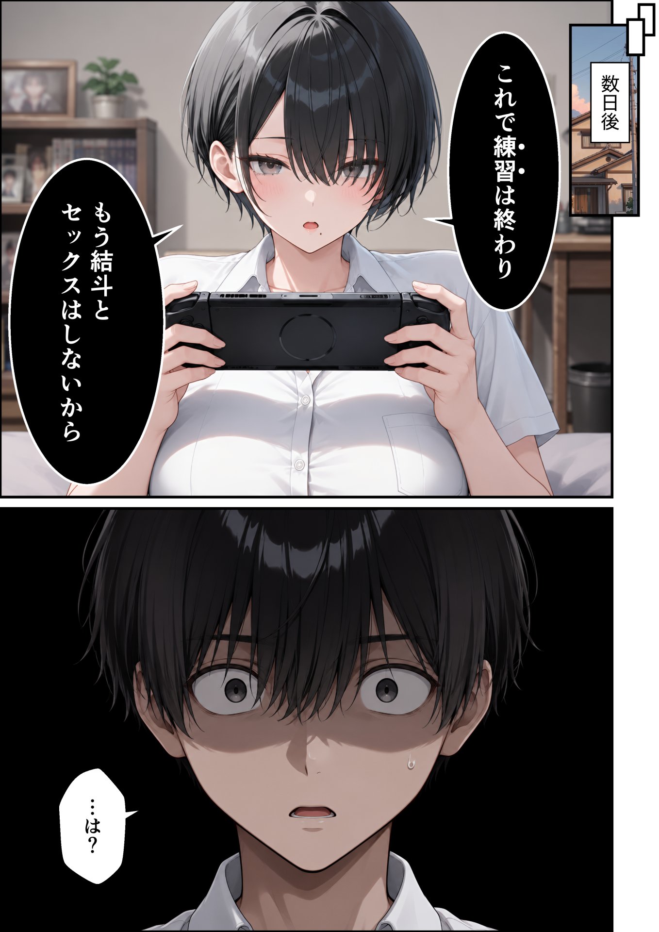 【エロ漫画】長身ボーイッシュ幼馴染との練習セックスは最高に気持ちいい 後編 30ページ目