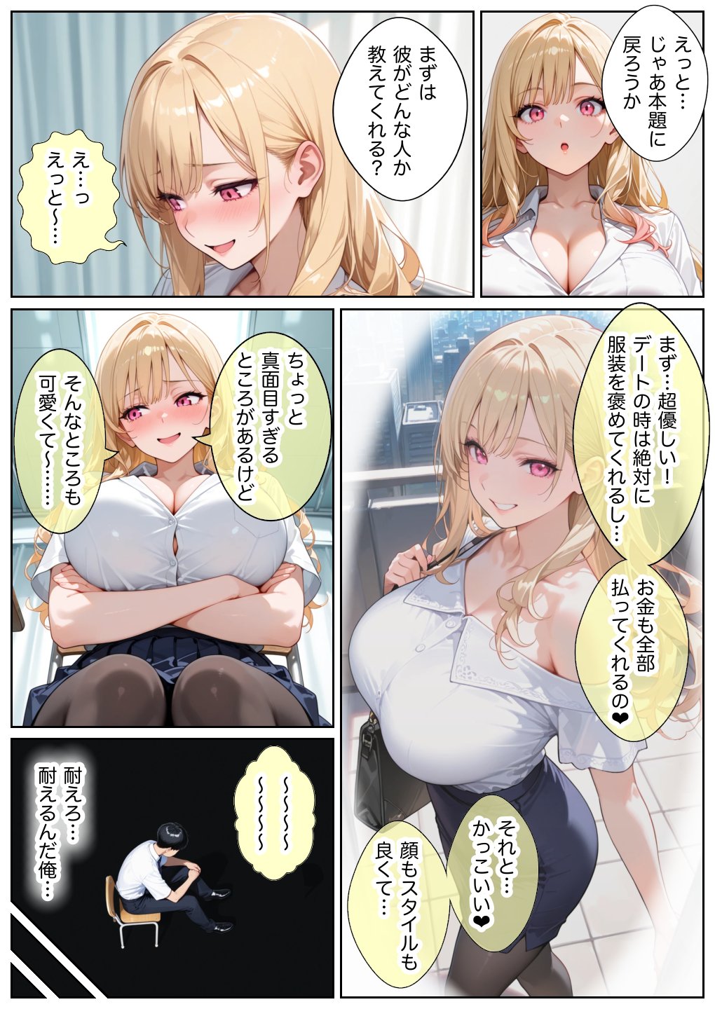 【エロ漫画】俺しか勃起できない世界4 〜Kカップ爆乳ギャル生徒寝取り＆生オナホ化〜 36ページ目