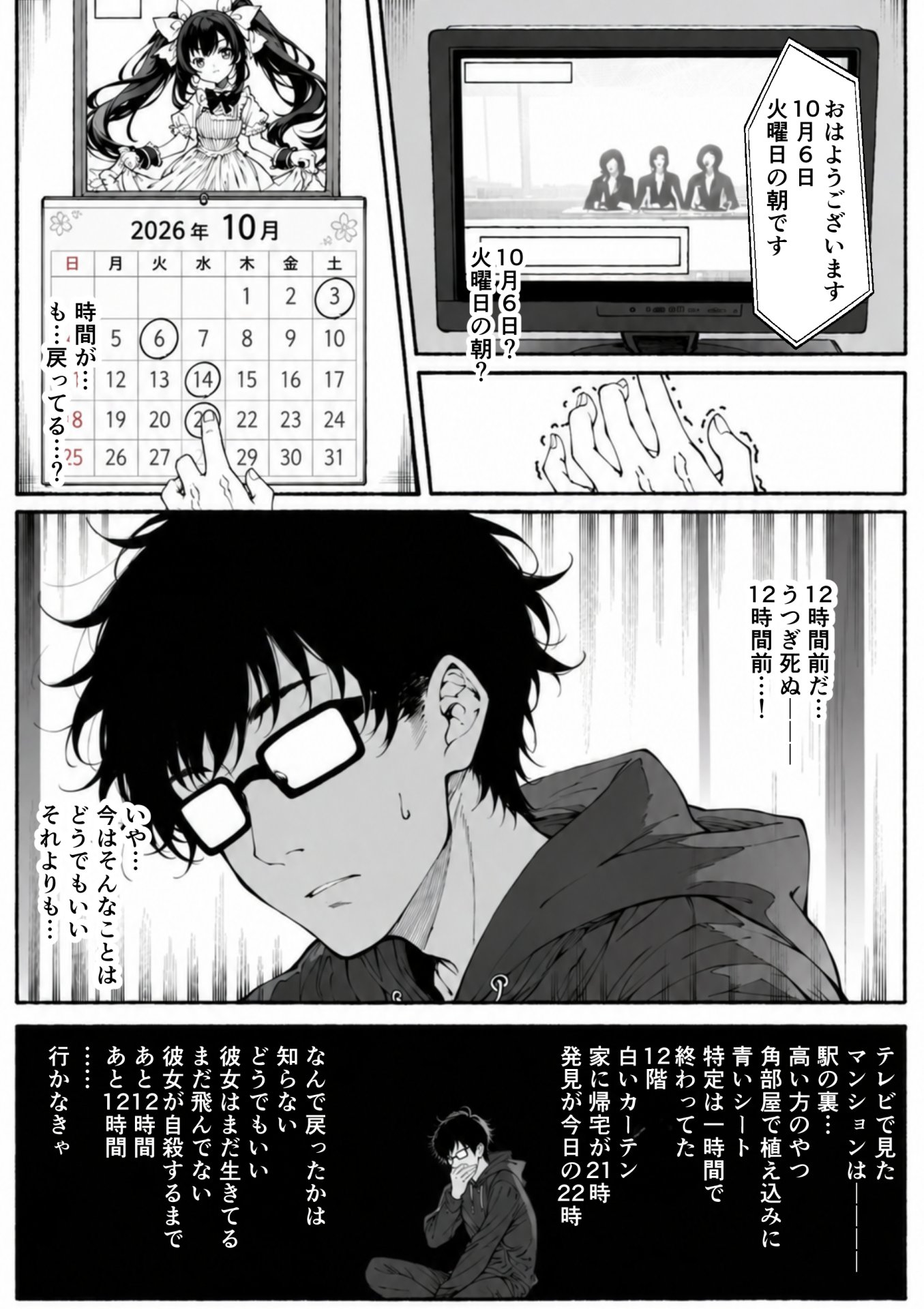 【エロ漫画】推死の日 11ページ目