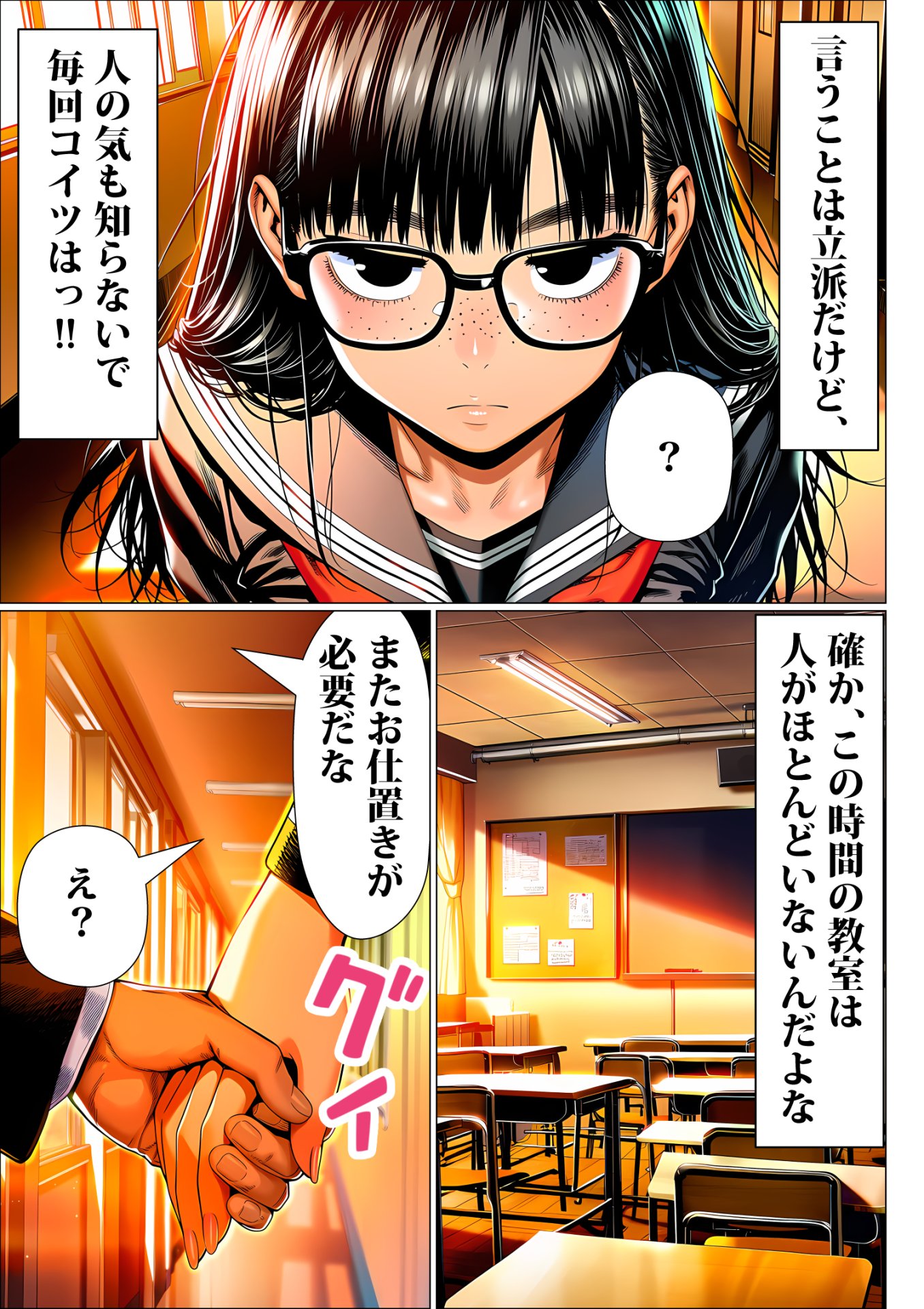 【エロ漫画】罰ゲームで地味ブスに嘘告白したら、孕ませちゃって結婚することになった3 10ページ目