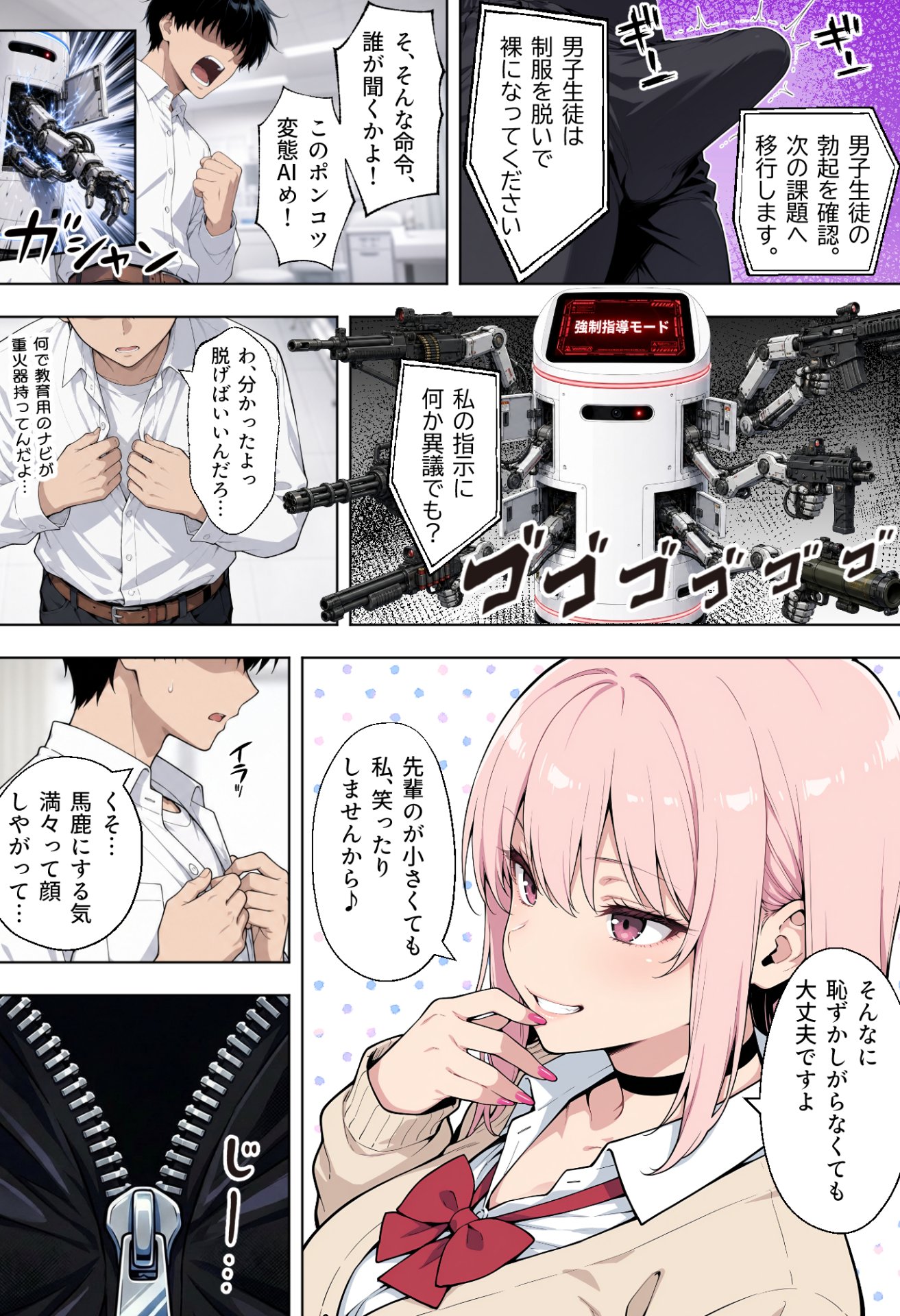 【エロ漫画】童貞の俺が性実習の授業であざとい系後輩ギャルと遺伝子相性SSSだった件 17ページ目