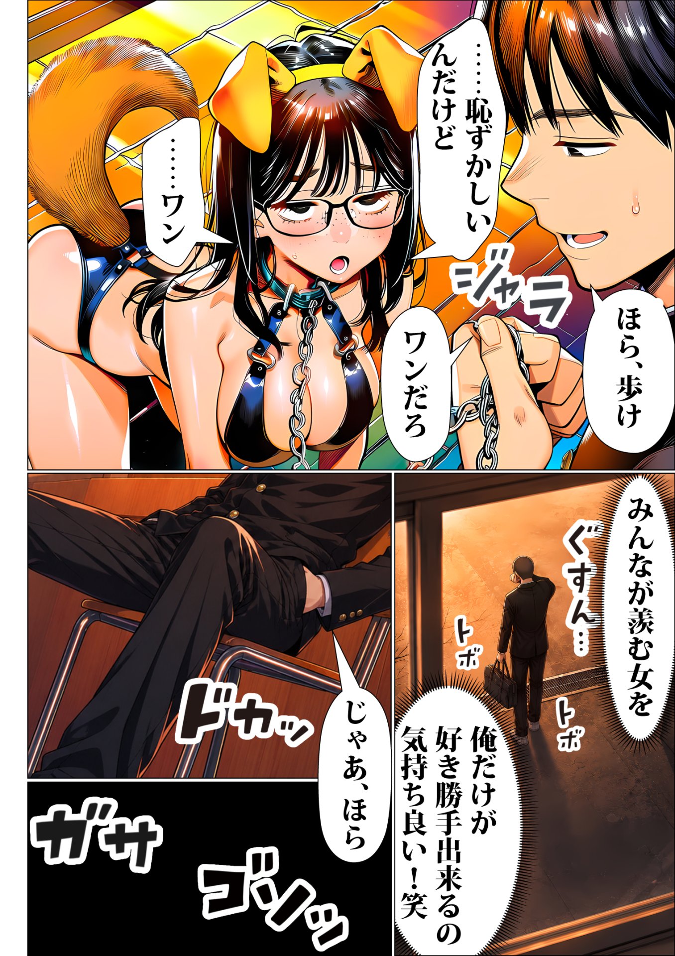 【エロ漫画】罰ゲームで地味ブスに嘘告白したら、孕ませちゃって結婚することになった3 13ページ目