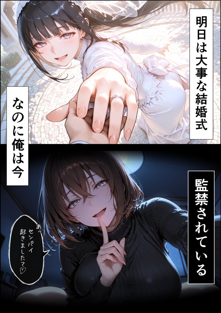 【エロ漫画】長乳Kカップの人気グラドルと生ハメ浮気交尾にハマる話。 1ページ目