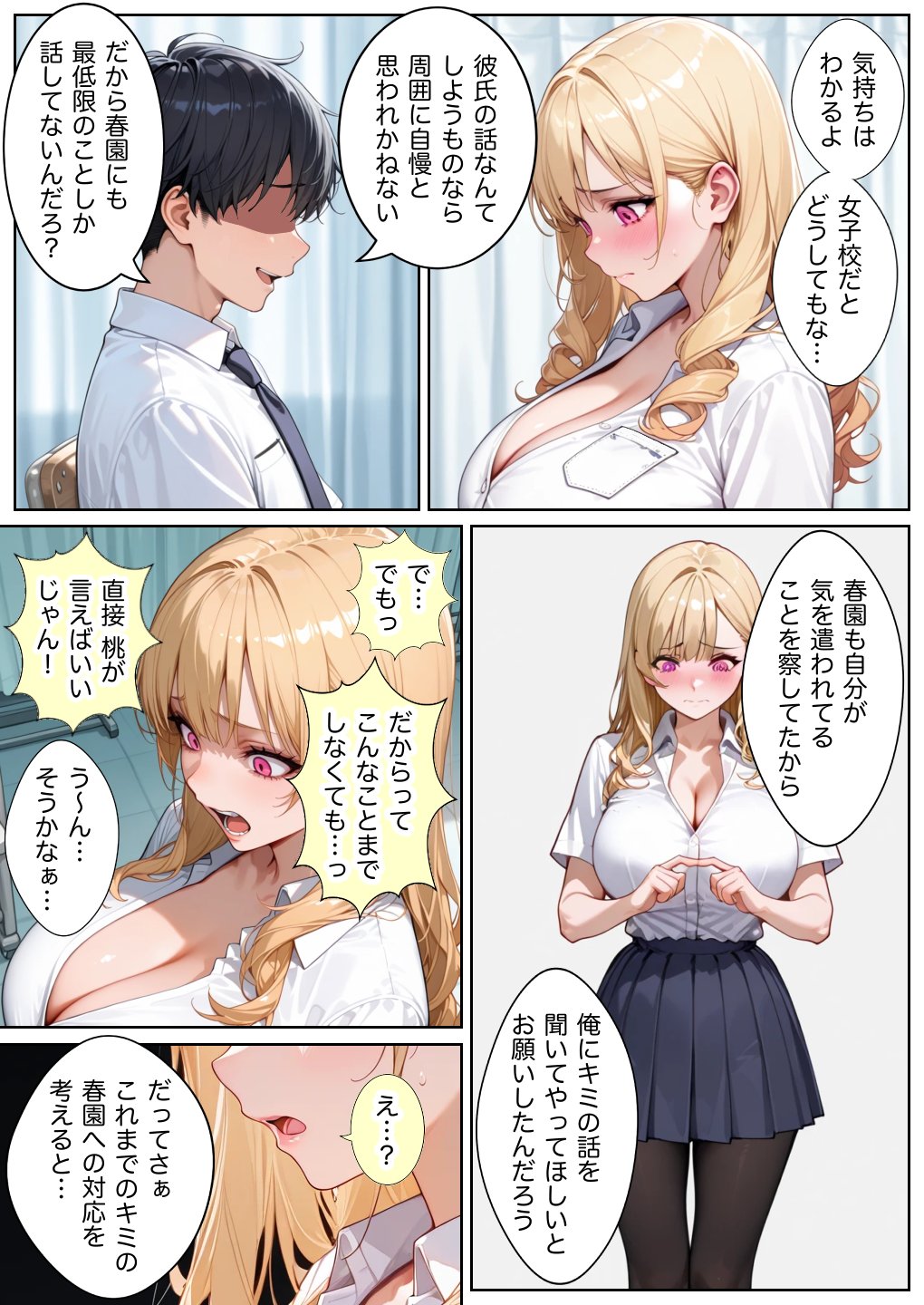 【エロ漫画】俺しか勃起できない世界4 〜Kカップ爆乳ギャル生徒寝取り＆生オナホ化〜 27ページ目
