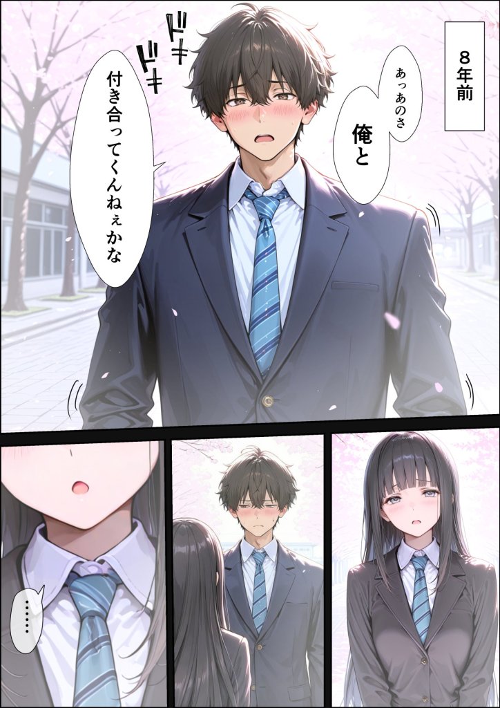 【エロ漫画】長乳Kカップの人気グラドルと生ハメ浮気交尾にハマる話。 4ページ目
