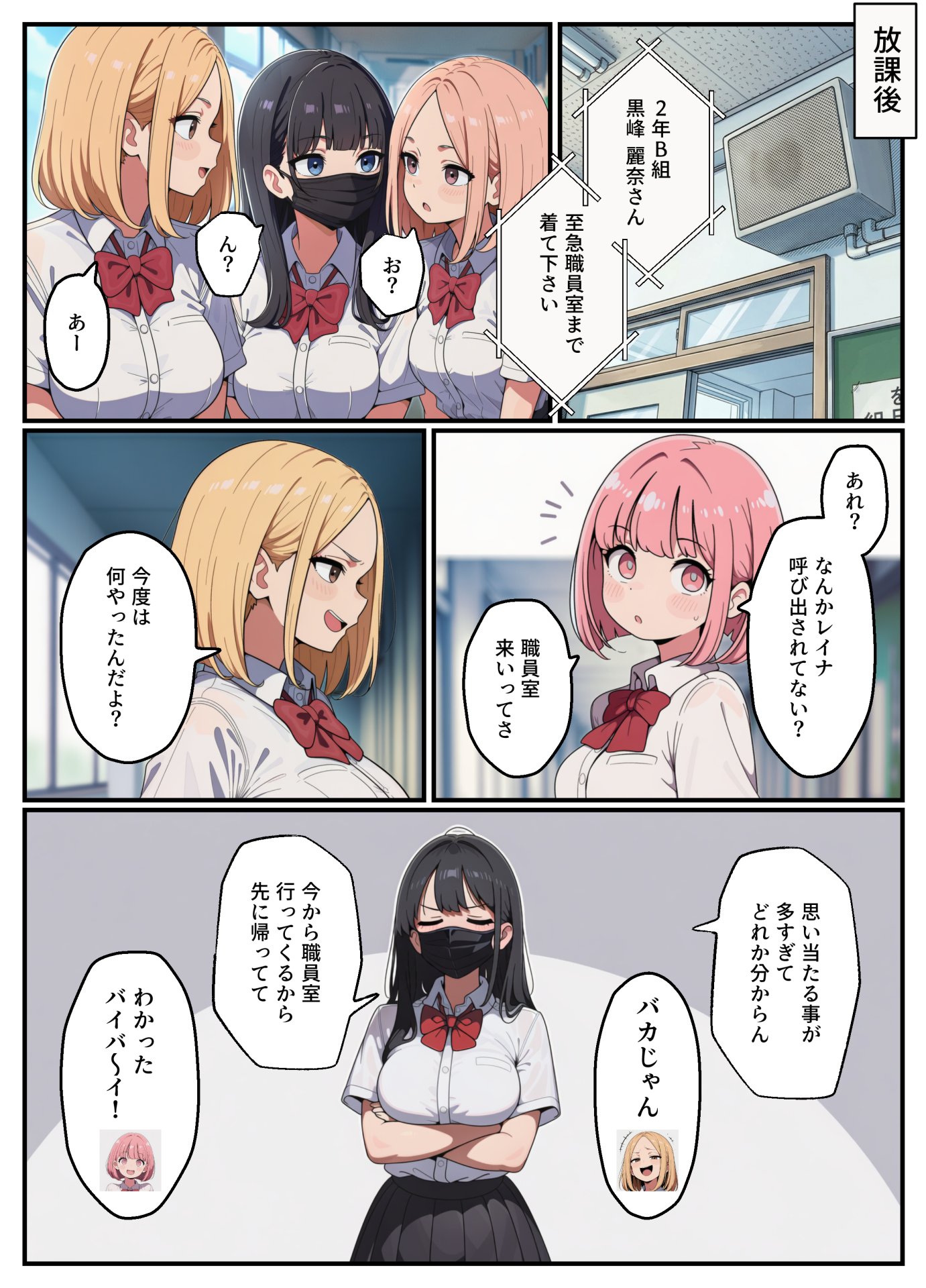 【エロ漫画】中出しライセンスを配布された俺はクラスの一軍ギャルとセックス出来る件 4ページ目