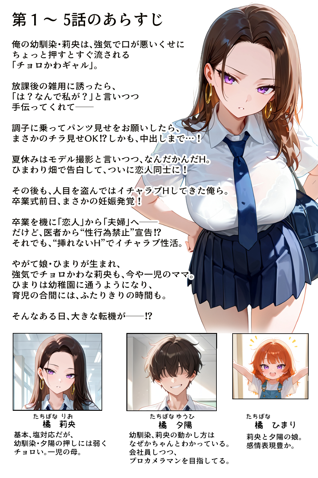 【エロ漫画】強気だけど実はチョロすぎる幼馴染ギャル ―最終章・遠距離でもイチャラブHは止まらない編― 1ページ目