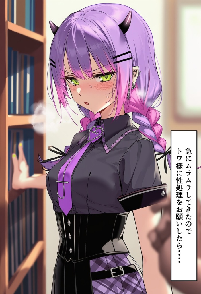 【】常闇トワにのイラスト