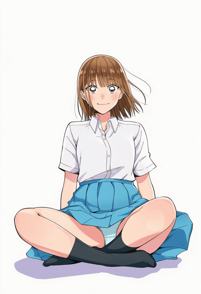 アオのハコの秘のイラスト
