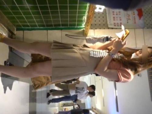 【盗撮】陰毛透