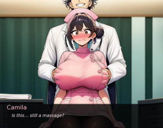 看護師さんが寝