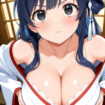 【】青髪ハーフ