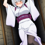 【】グレー髪外