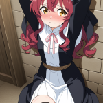 【】赤髪外ハネ