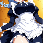 【】青髪ツイン