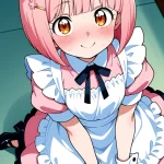 【エロ画像】桜色ボブ