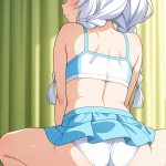 【】白髪ツイン