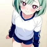 【エロ画像】緑髪アッ