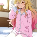 【エロ画像】ピンク髪