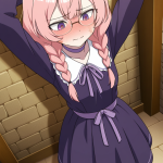 【】ピンク髪ツ