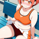 【】オレンジ髪