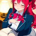 【】赤髪ハーフ