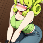 【】ライム色ハ