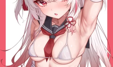 【二次エロ】腋見せ女