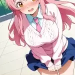 【エロ画像】ピンク髪