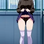 【エロ画像】銀髪ポニ