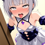 【】銀髪刈り上