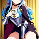 【エロ画像】青髪ハー