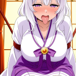 【】白髪くせ毛