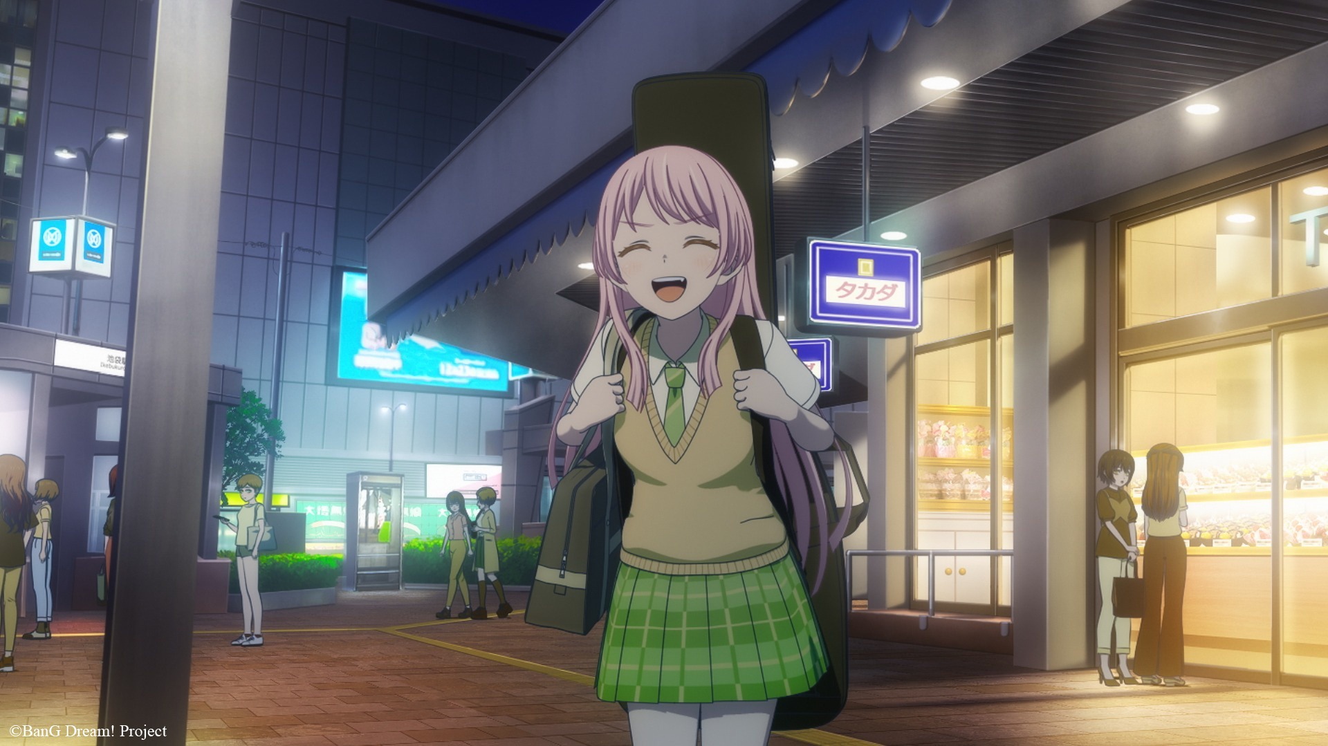 【】ピンク髪美