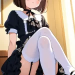 【エロ画像】茶髪ボブ