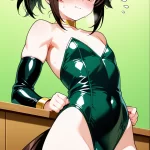 【エロ画像】茶髪ポニ