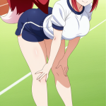 【】赤髪ポニー