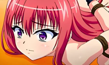 気の強い赤髪ロングヘ